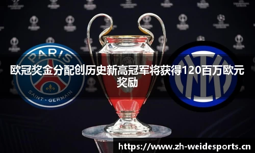 欧冠奖金分配创历史新高冠军将获得120百万欧元奖励